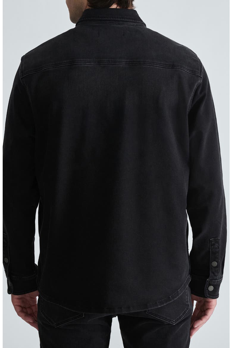 Asher Denim Button-Up Shirt, Alternate, color, SMOKE EXPLORER