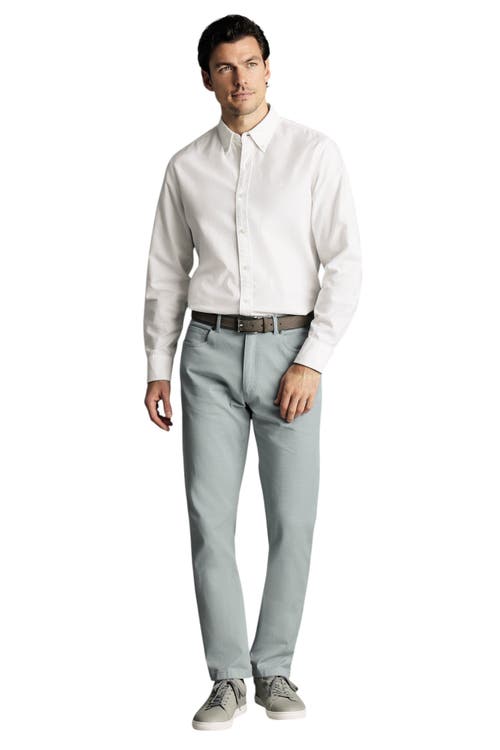 Charles Tyrwhitt 5 Pocket Jeans In Gray