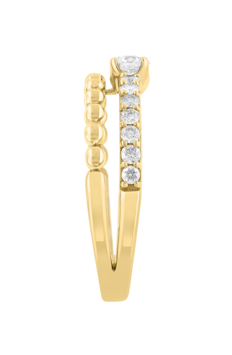 EFFY Diamond Double Band Ring, Alternate, color, Gold