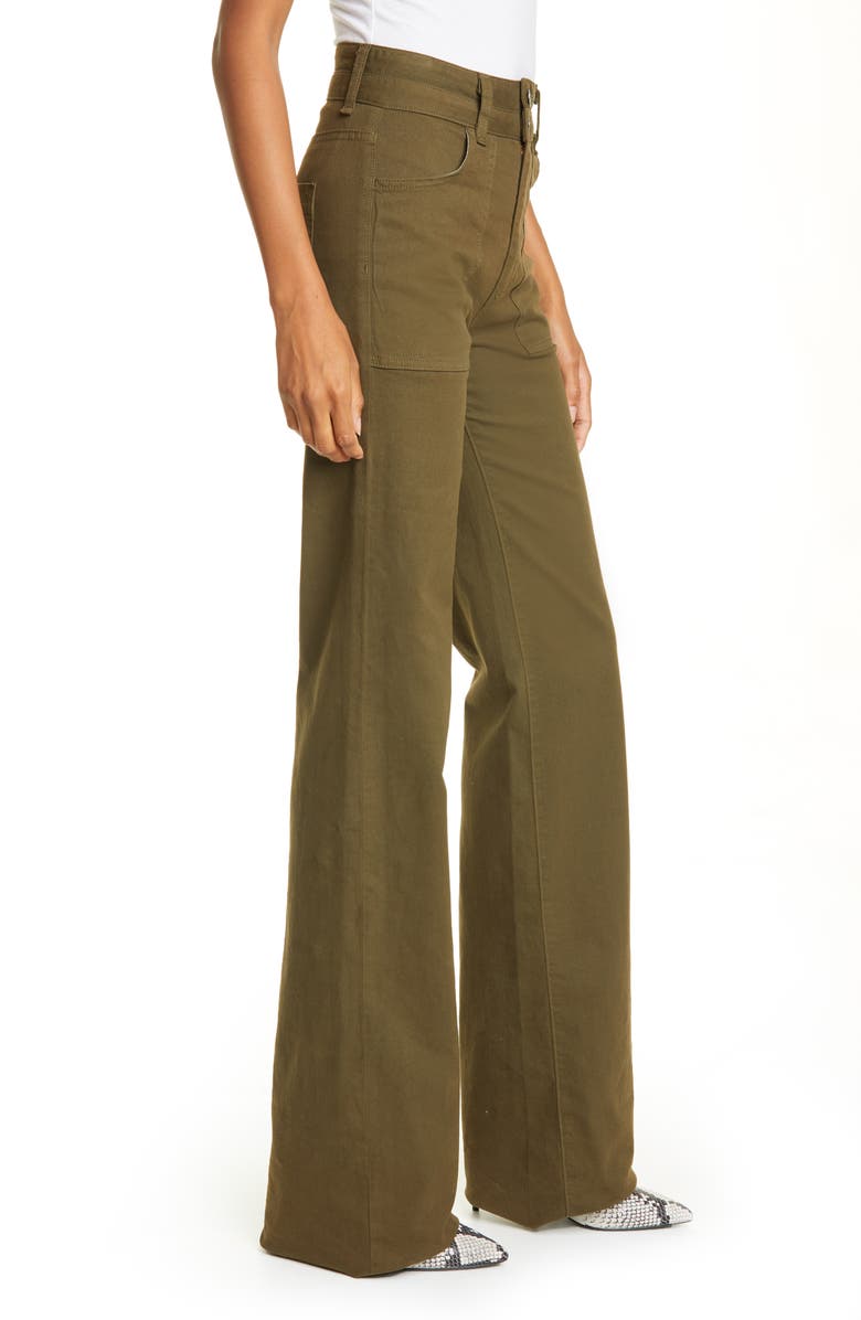 Veronica Beard Crosbie High Waist Cargo Jeans, Alternate, color, 