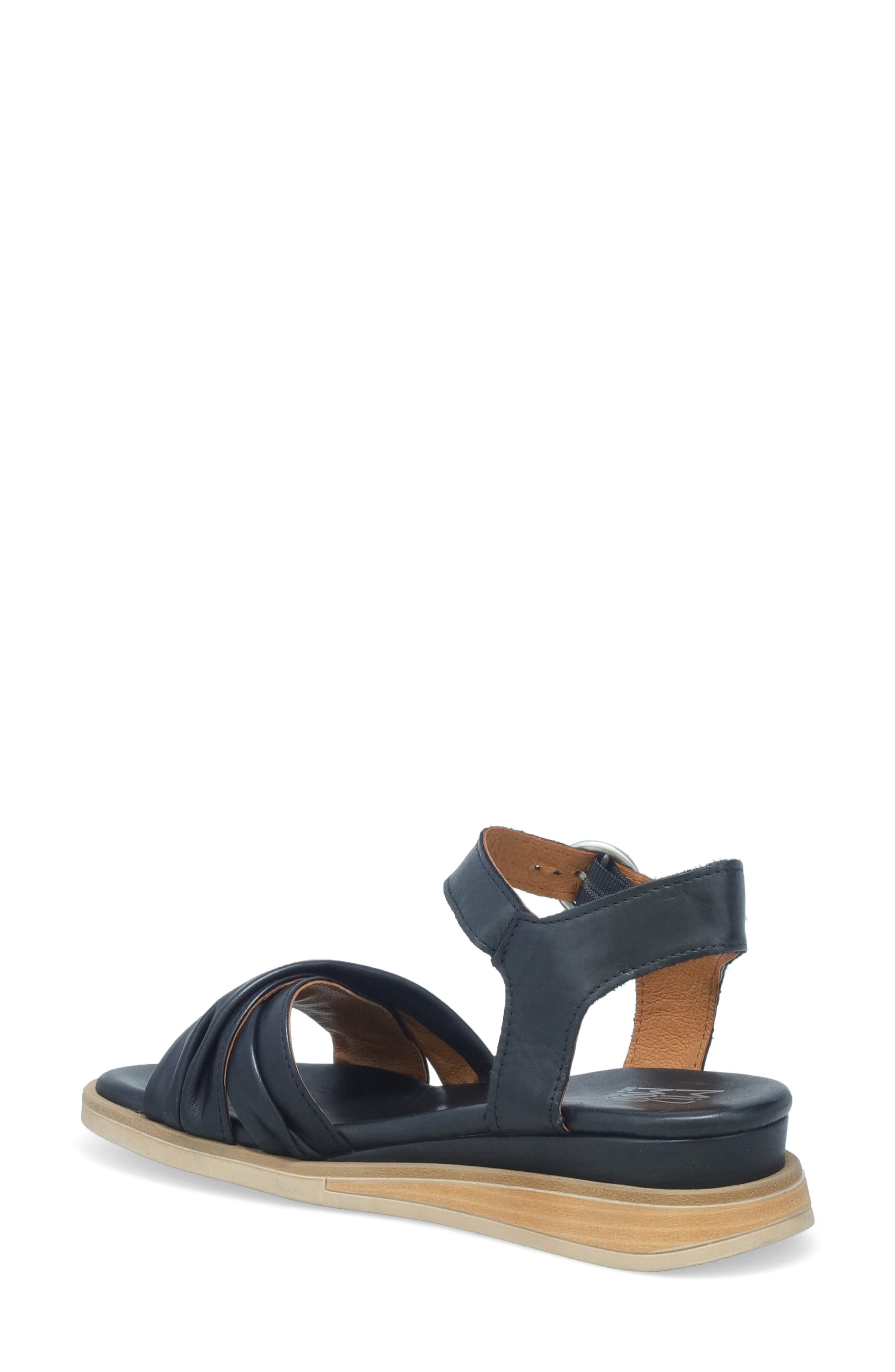 Miz Mooz Cupcake Sandal, Alternate, color, Black