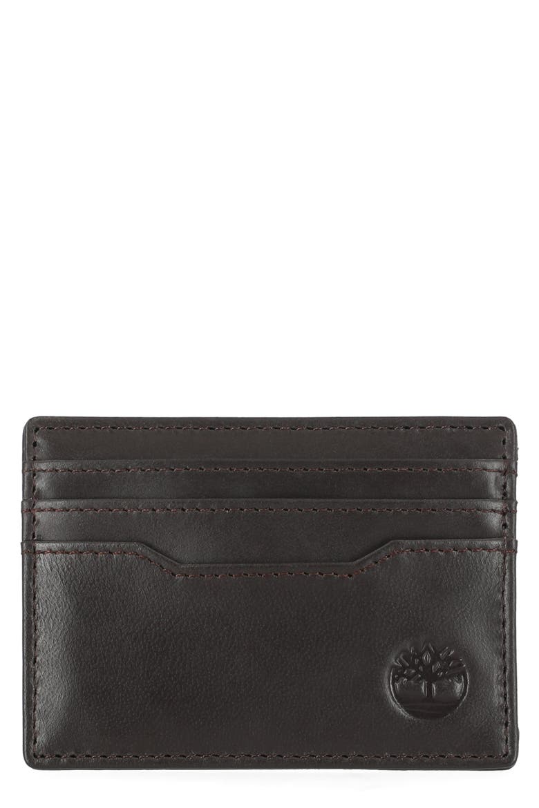 Magnetic Card Wallet, Main, color, BROWN