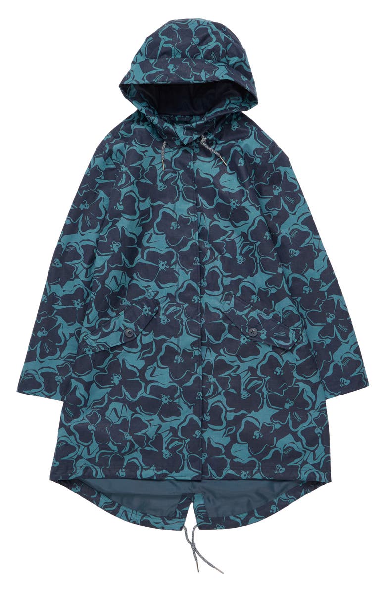 Seasalt Cornwall Seafaring Waterproof Linen & Cotton Hooded Coat, Alternate, color, 