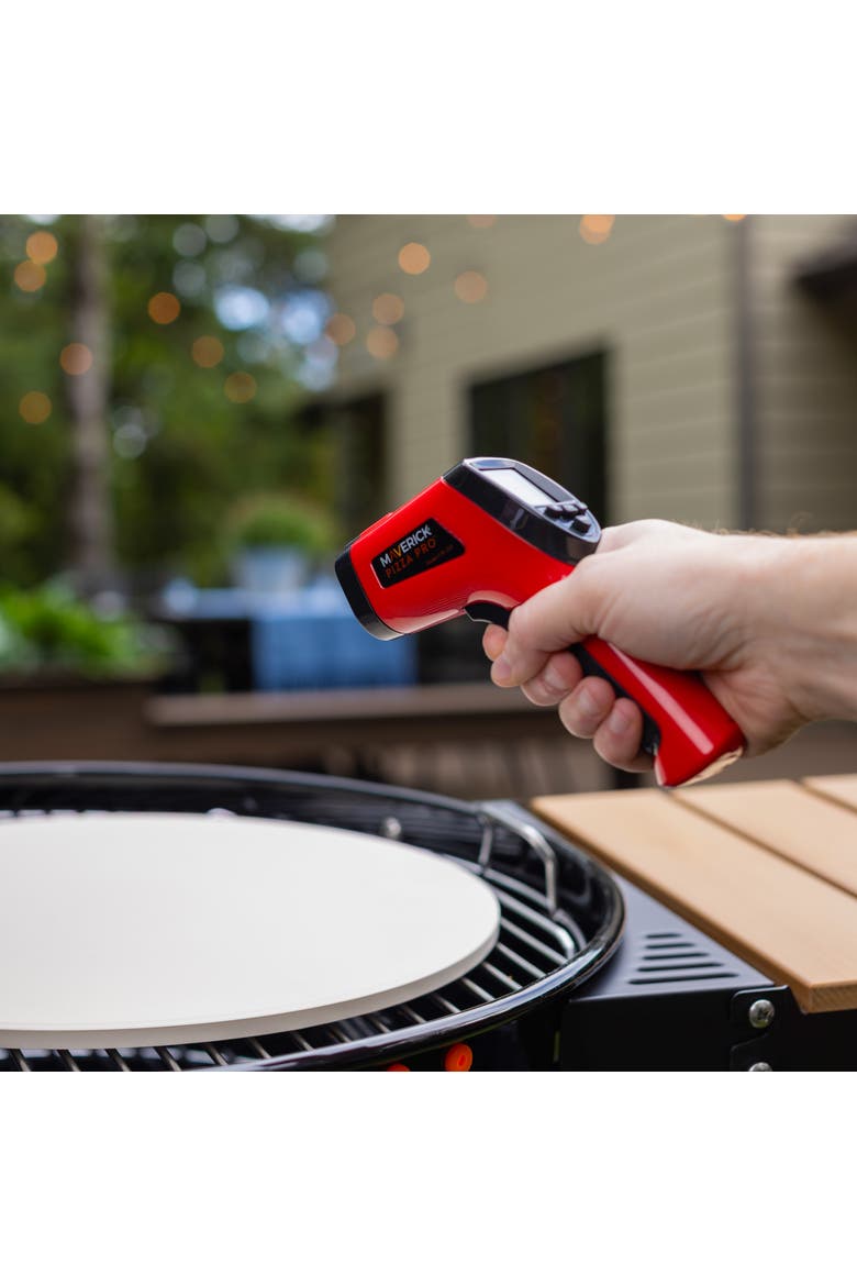 Infrared BBQ Surface Thermometer, Alternate, color, Red/Black