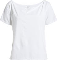 BP. Relaxed Fit Boat Neck Cotton T-Shirt