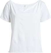 BP. Relaxed Fit Boat Neck Cotton T-Shirt