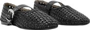 AllSaints Sabine Woven Leather Mary Jane Flat