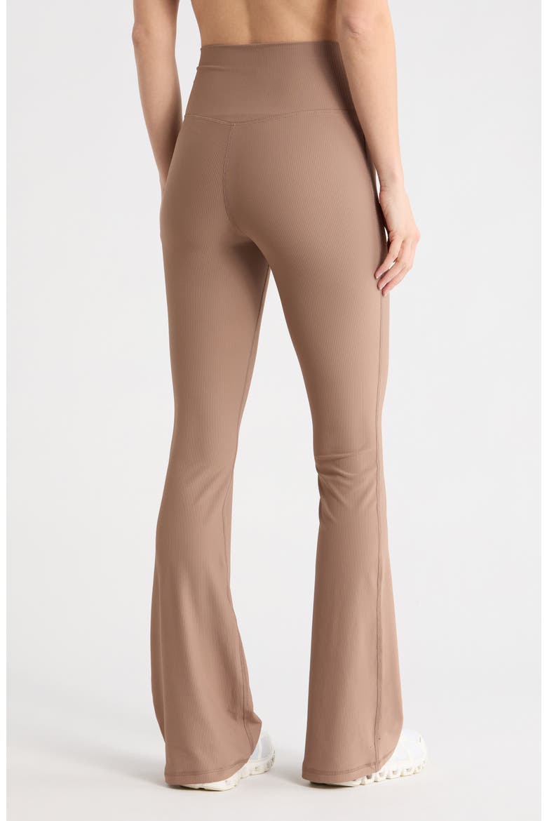 Wonderlink Madison Crossover Flared Leggings, Alternate, color, TIRAMISU