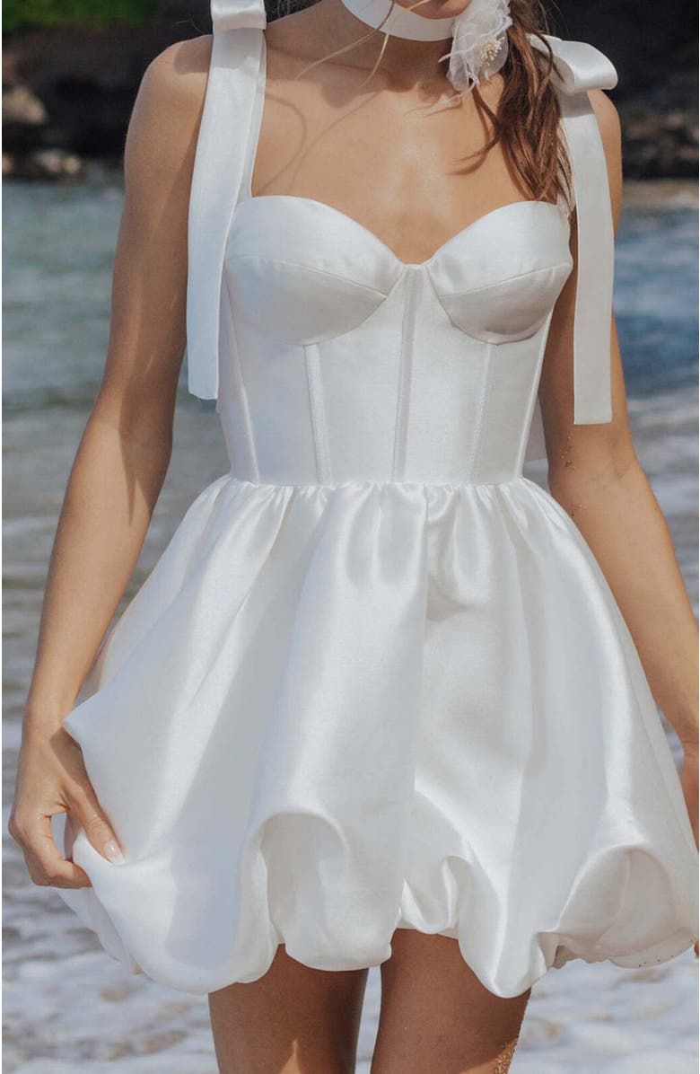 Untamed Petals Sasha Mini Dress, Alternate, color, Ivory