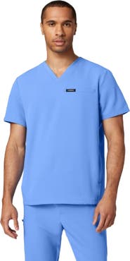 JAANUU Platt Men's 3-Pocket Classic V-Neck Scrub Top