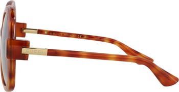 57mm Oval Fashion Sunglasses