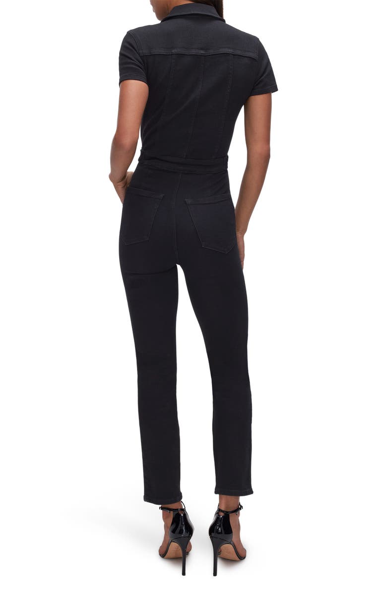 Good American Fit for Success Jumpsuit, Alternate, color, Black099