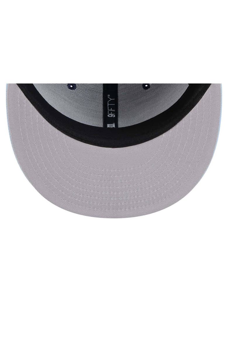 New Era Men's New Era Navy/Light Blue Dallas Cowboys Color Pack Two-Tone 9FIFTY Snapback Hat, Alternate, color, 