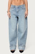 EDIKTED Kella Low Rise Extra Oversize Jeans