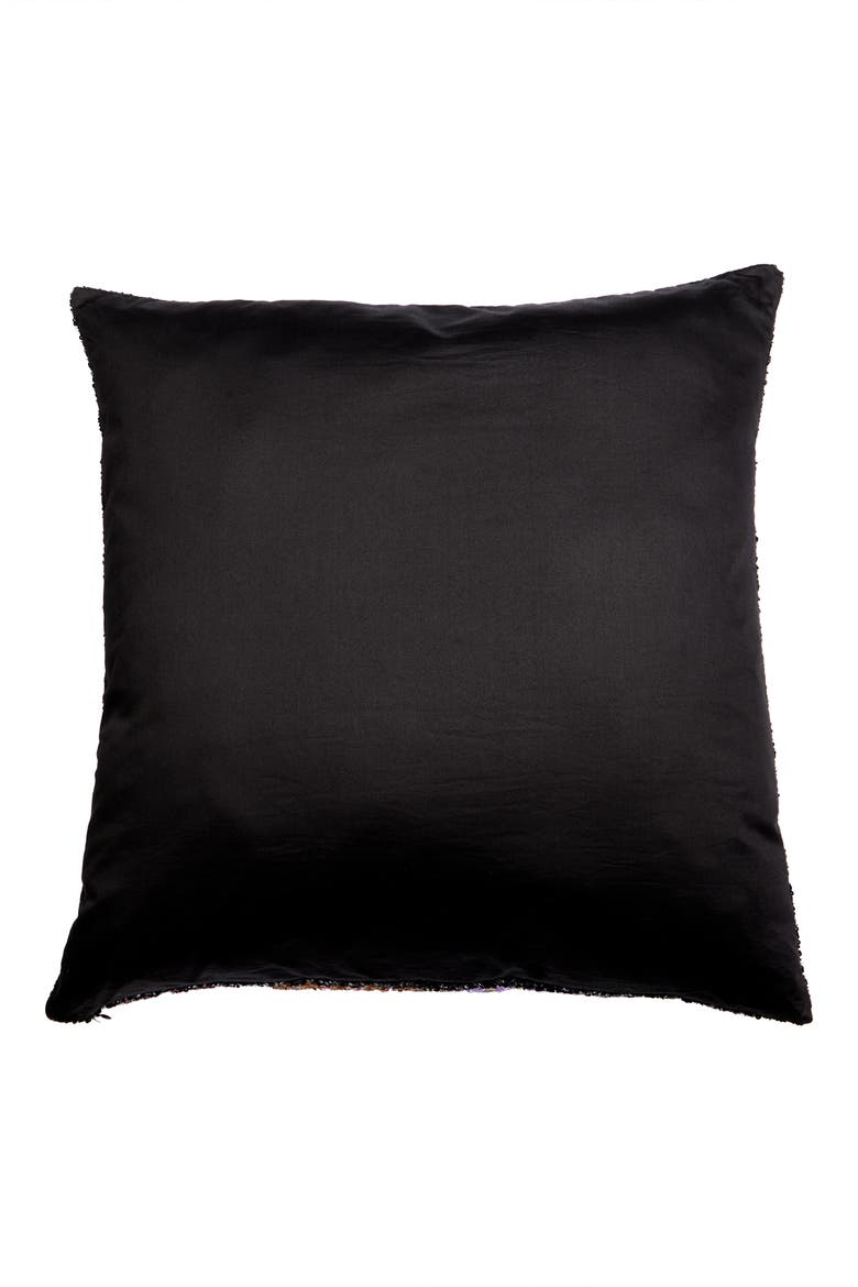 ASISH Sequin Accent Pillow, Alternate, color, BLACK MULTI