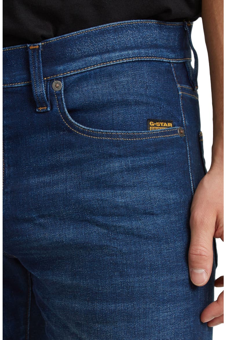 3301 Slim Fit Jeans, Alternate, color, WORKER BLUE FADED