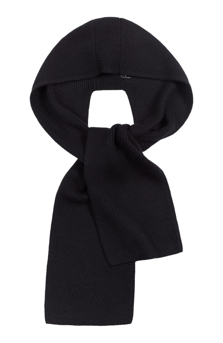 GOBI Mongolian Cashmere Hooded Cashmere Scarf, Main, color,