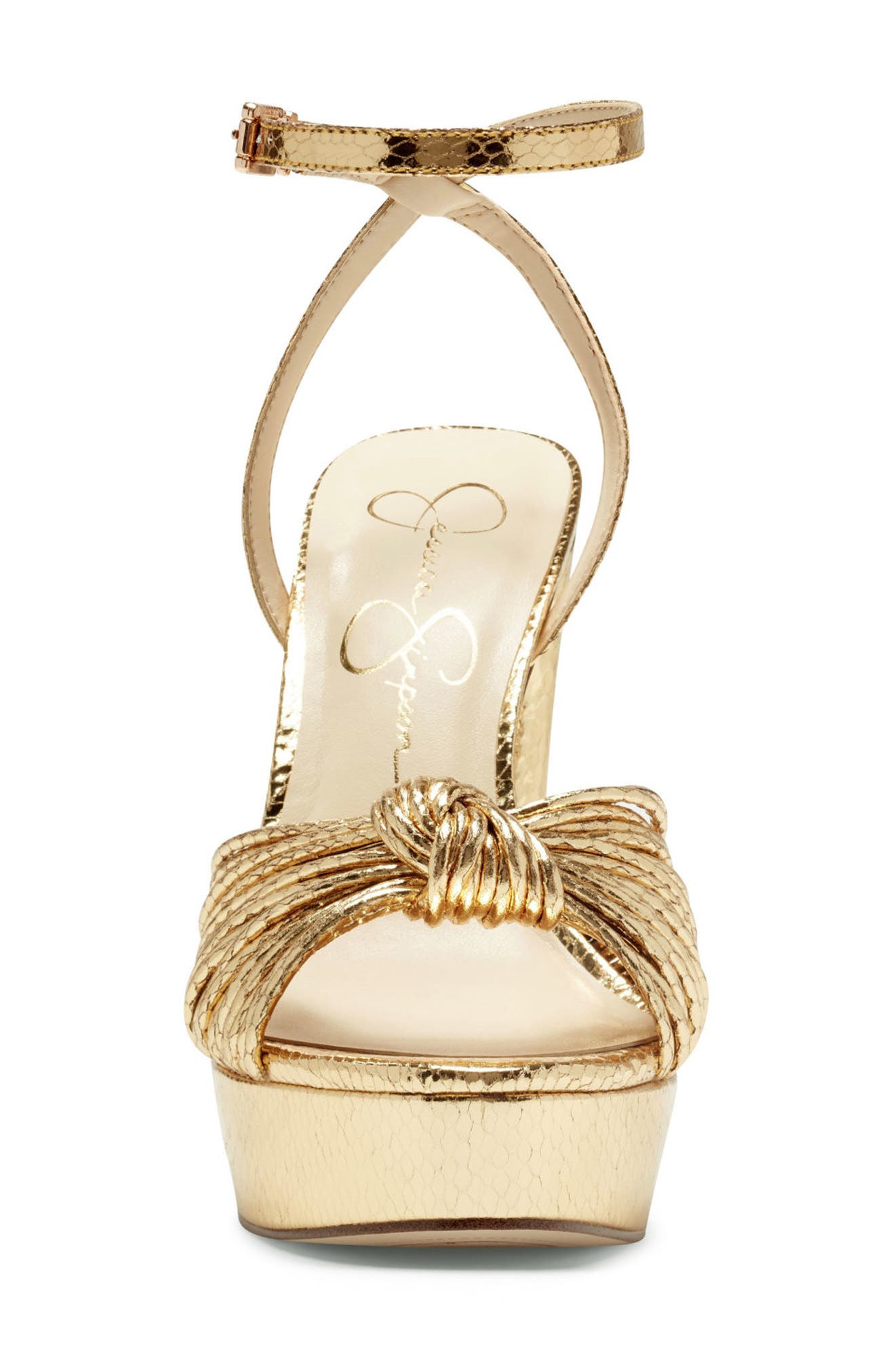 Immie Platform Sandal, Alternate, color, GOLD