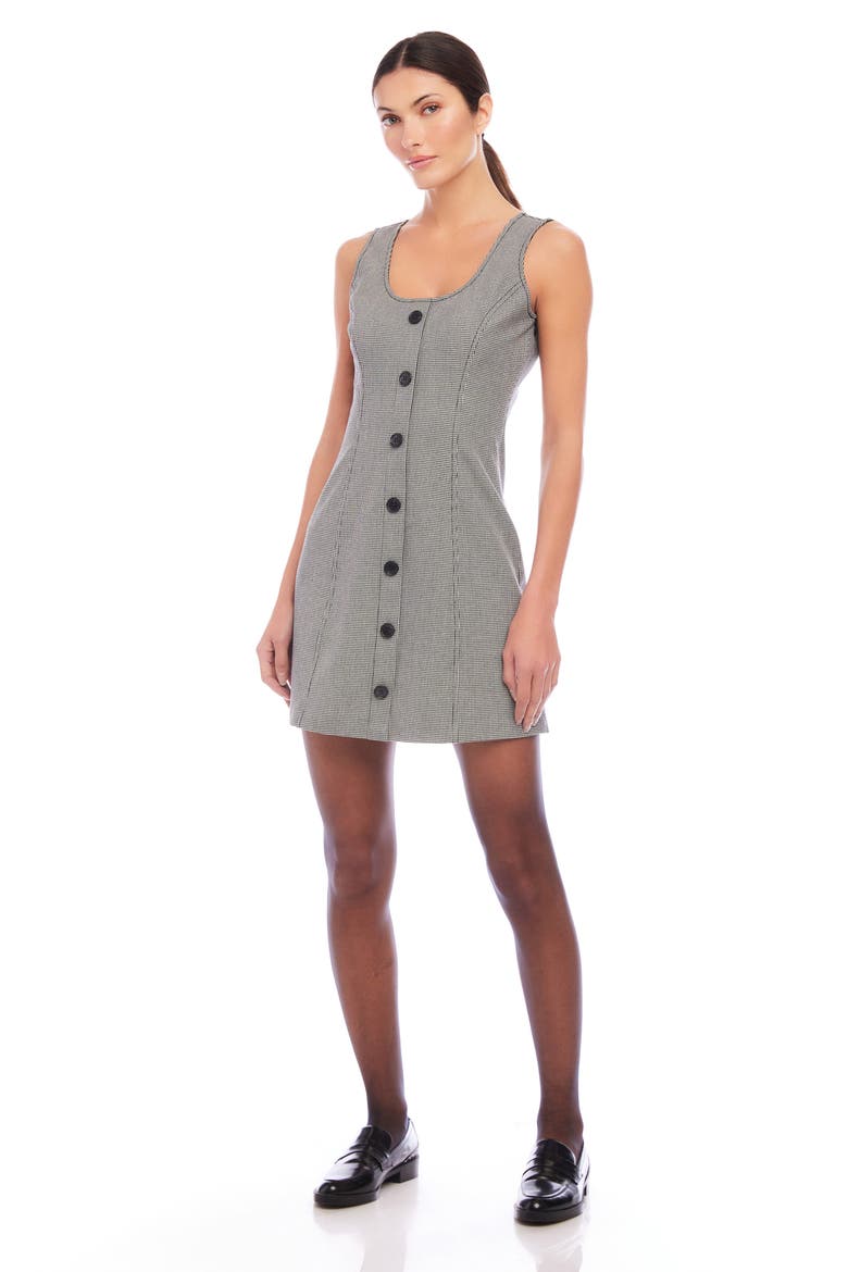 Avery Houndstooth Minidress, Alternate, color, HOUNDSTOOTH
