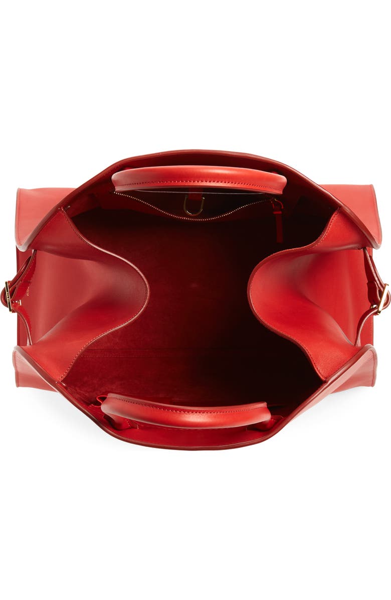 The Row Margaux 17 Leather Bag, Alternate, color,