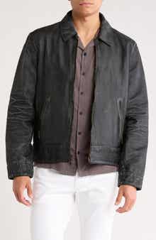 John Varvatos Asher Heritage Leather Jacket