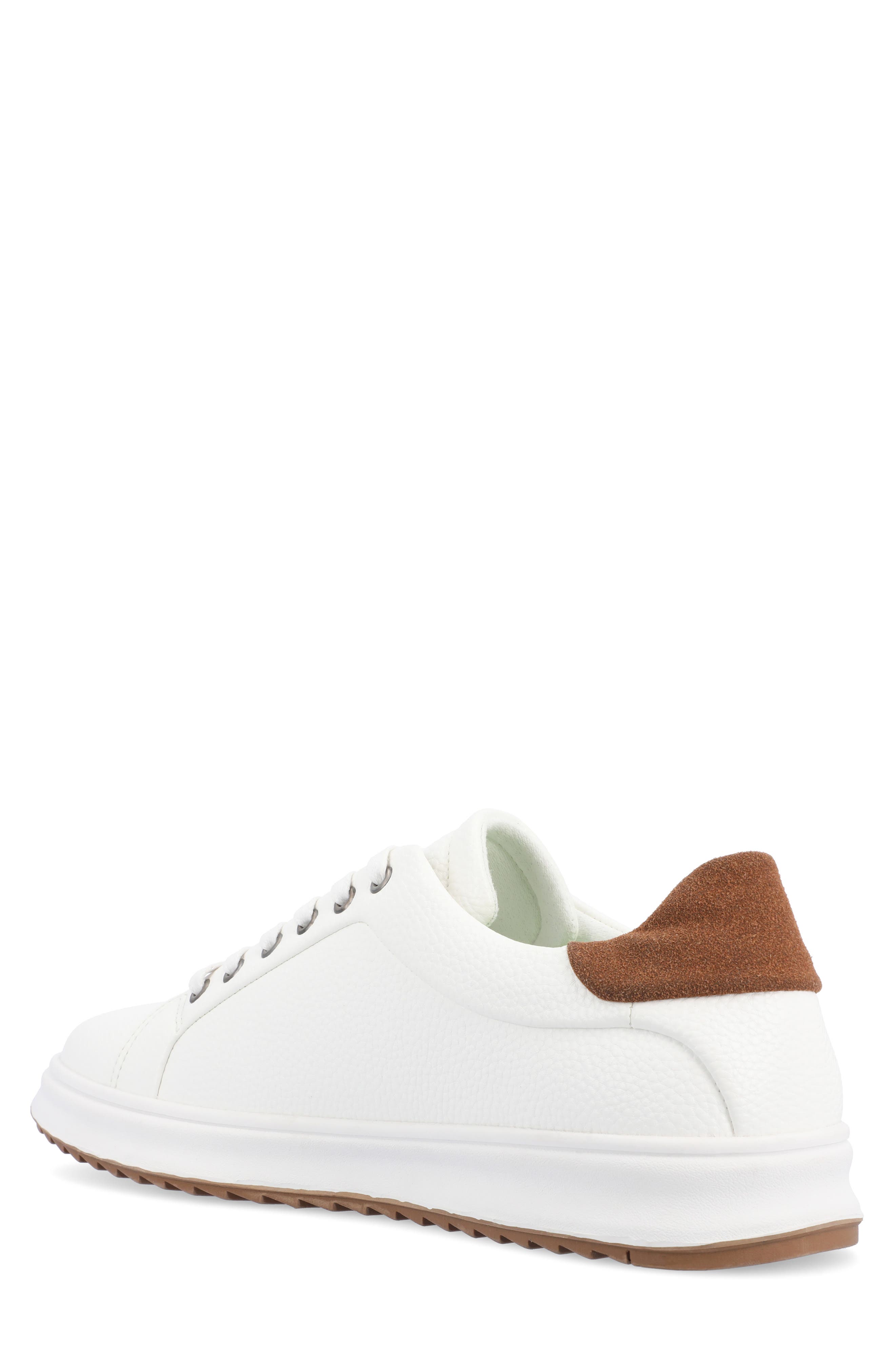 Robby Vegan leather Casual Sneaker, Alternate, color, WHITE
