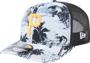 New Era Men's New Era Black Pittsburgh Pirates Hula Trucker 9SEVENTY Adjustable Hat