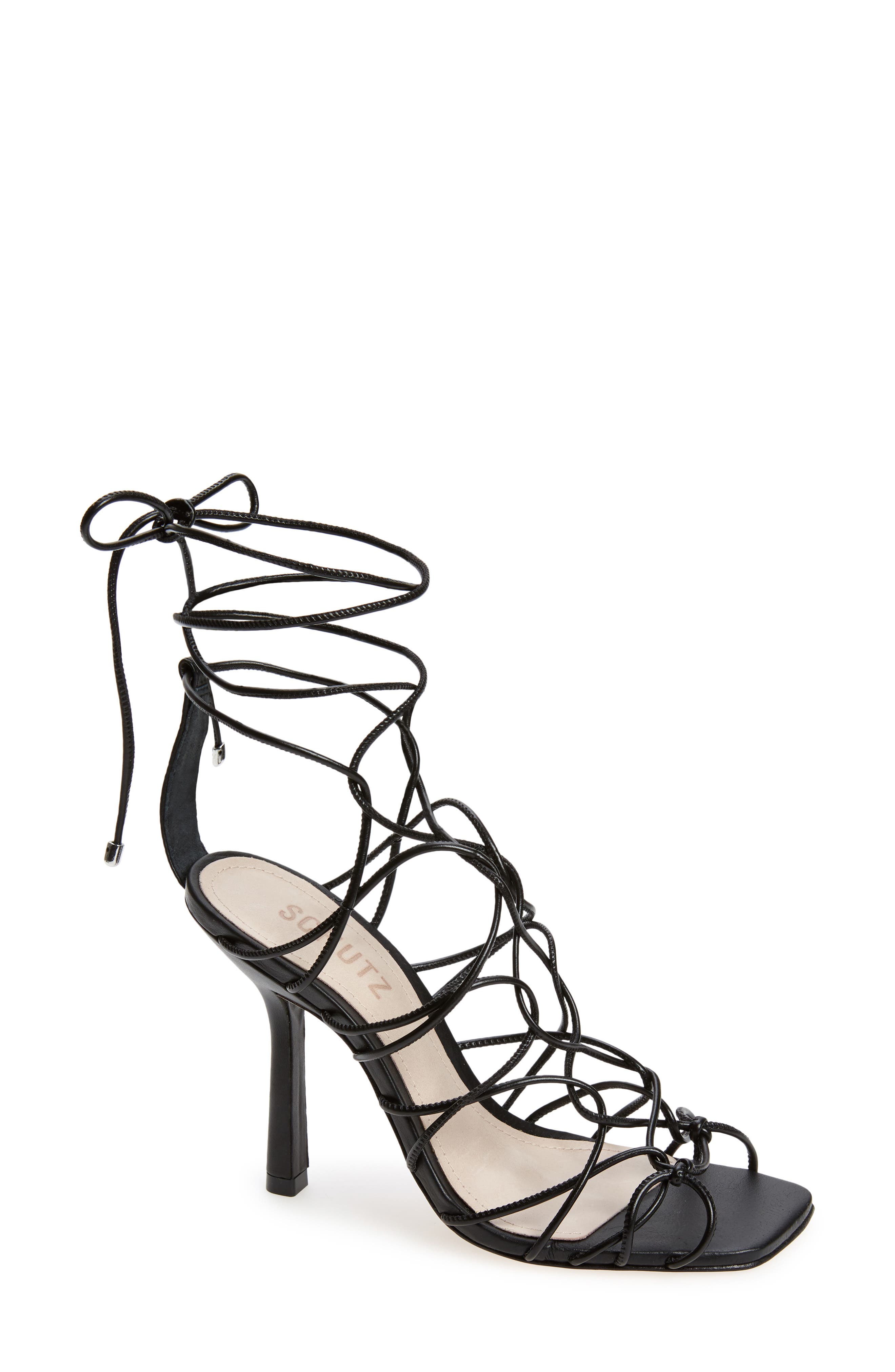 Schutz Heyde Ankle Tie Sandal, Main, color, 