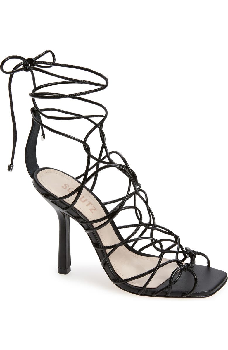 Schutz Heyde Ankle Tie Sandal, Main, color,