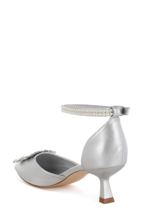 London Rag Onkana Kitten Heel Sandal In Silver
