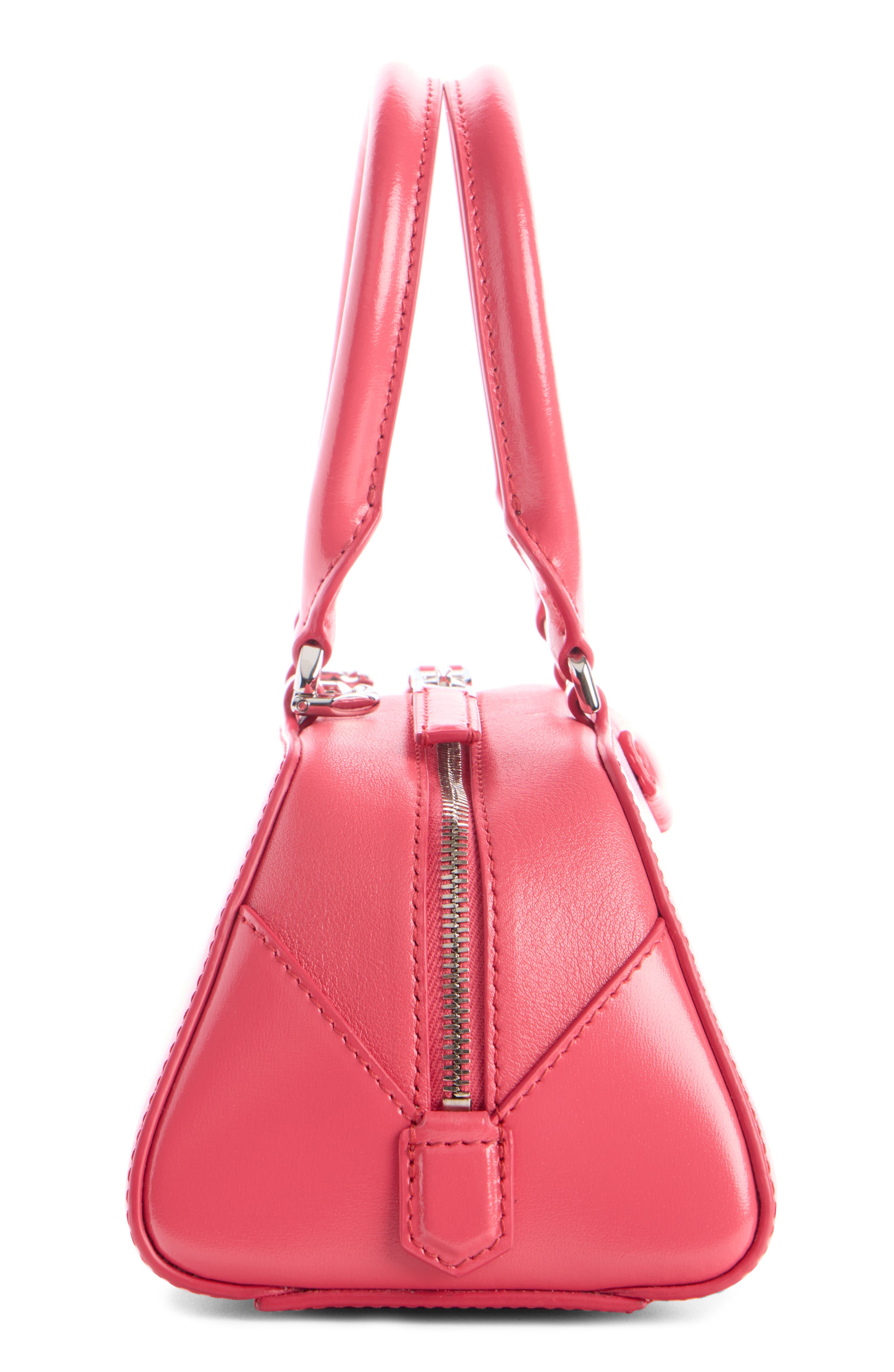 Givenchy Mini Antigona Leather East/West Satchel, Alternate, color, Bright Peach