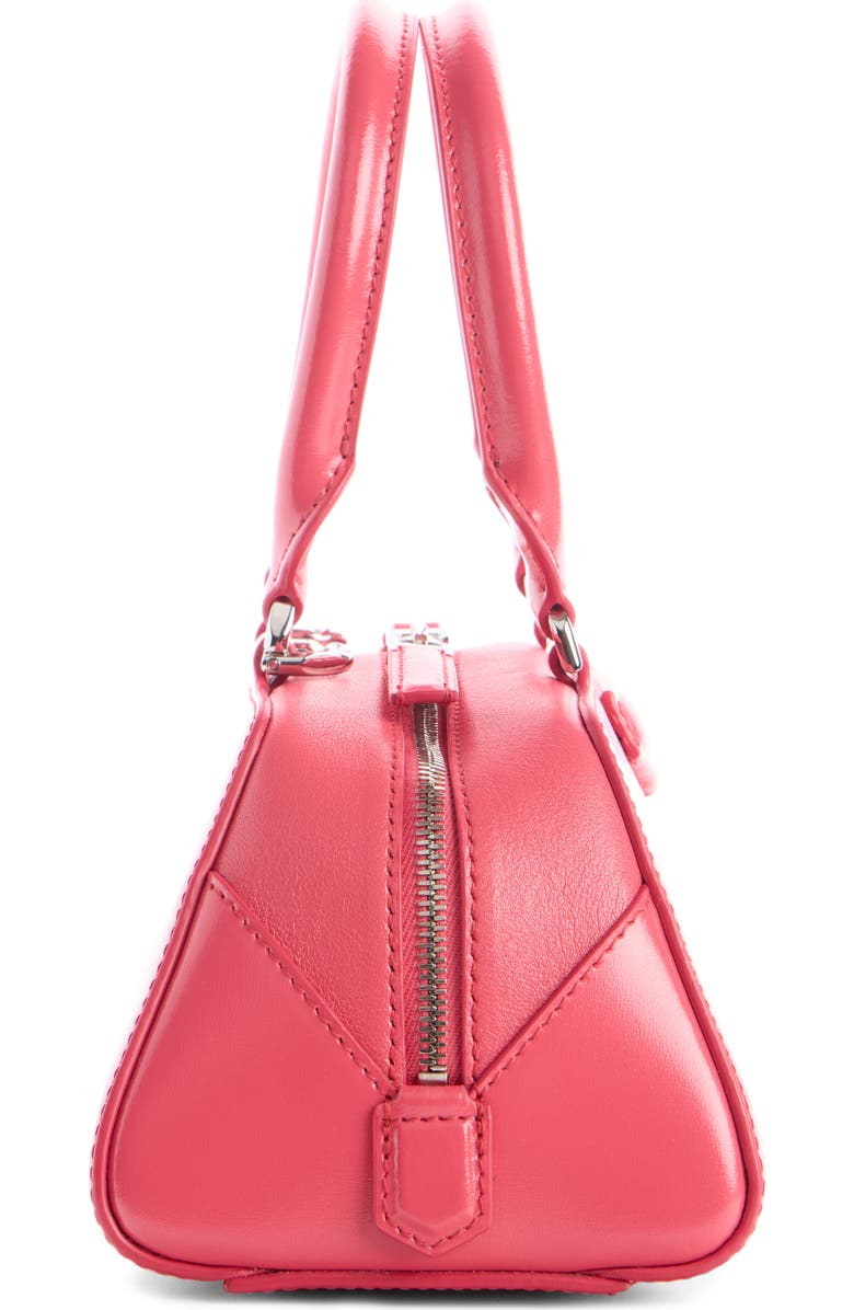 Givenchy Mini Antigona Leather East/West Satchel, Alternate, color, Bright Peach