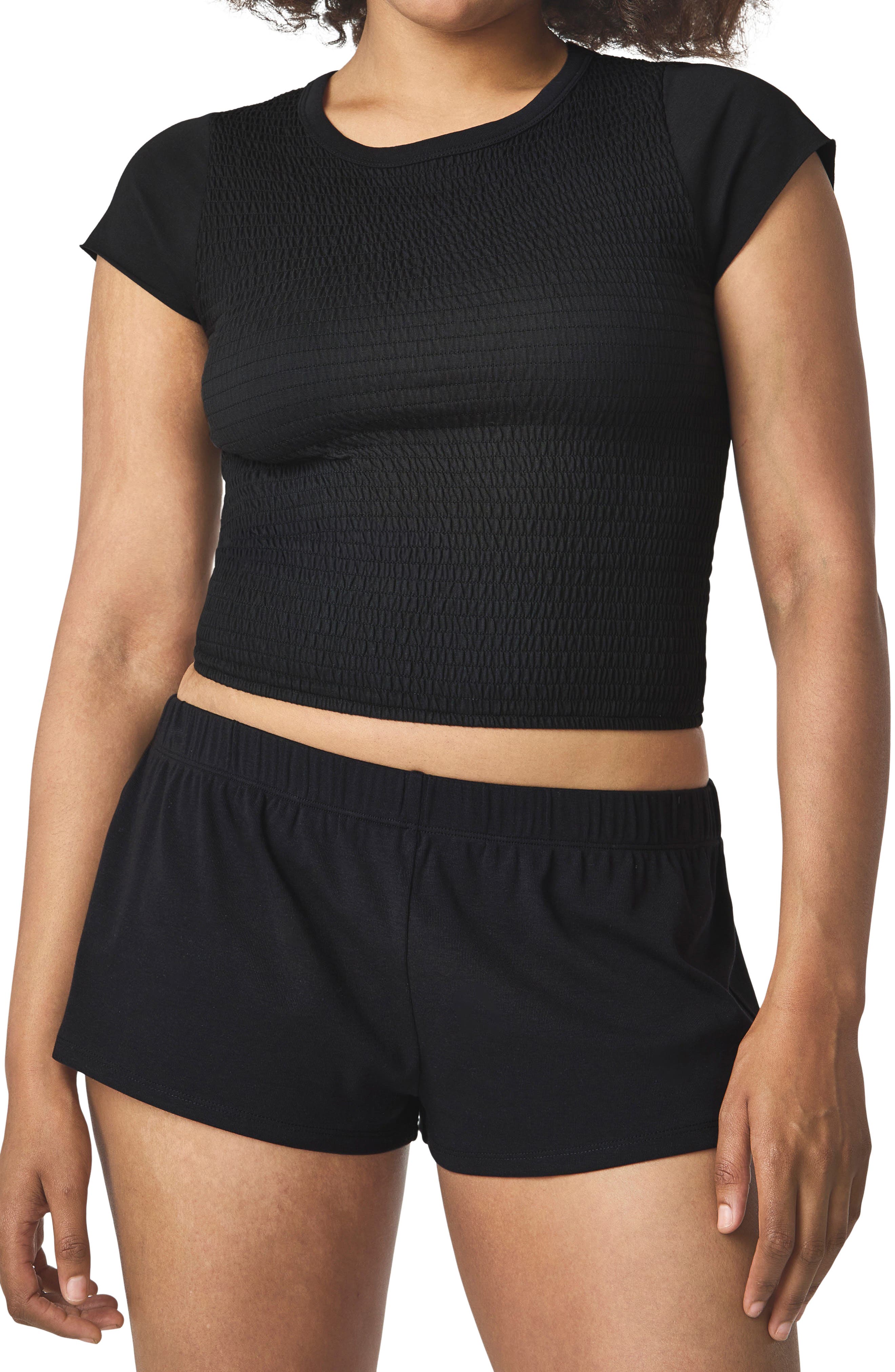 Florence by Mills Smocked Short Sleeve T-Shirt