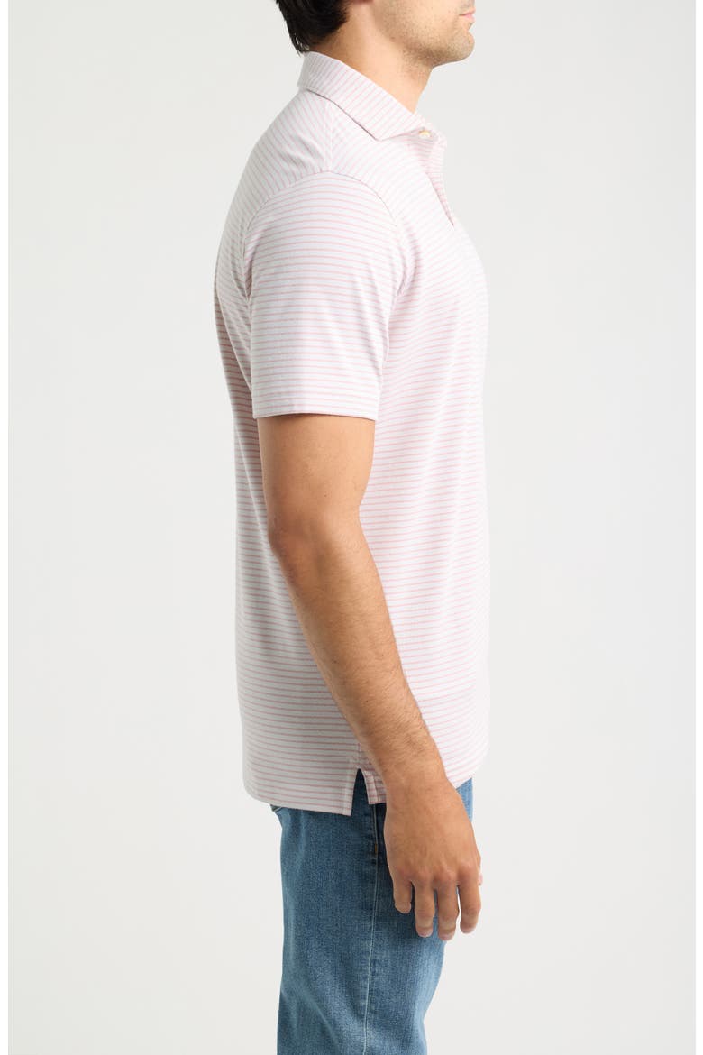 Crown Crafted Albatross Striped Polo, Alternate, color, GREY MIST