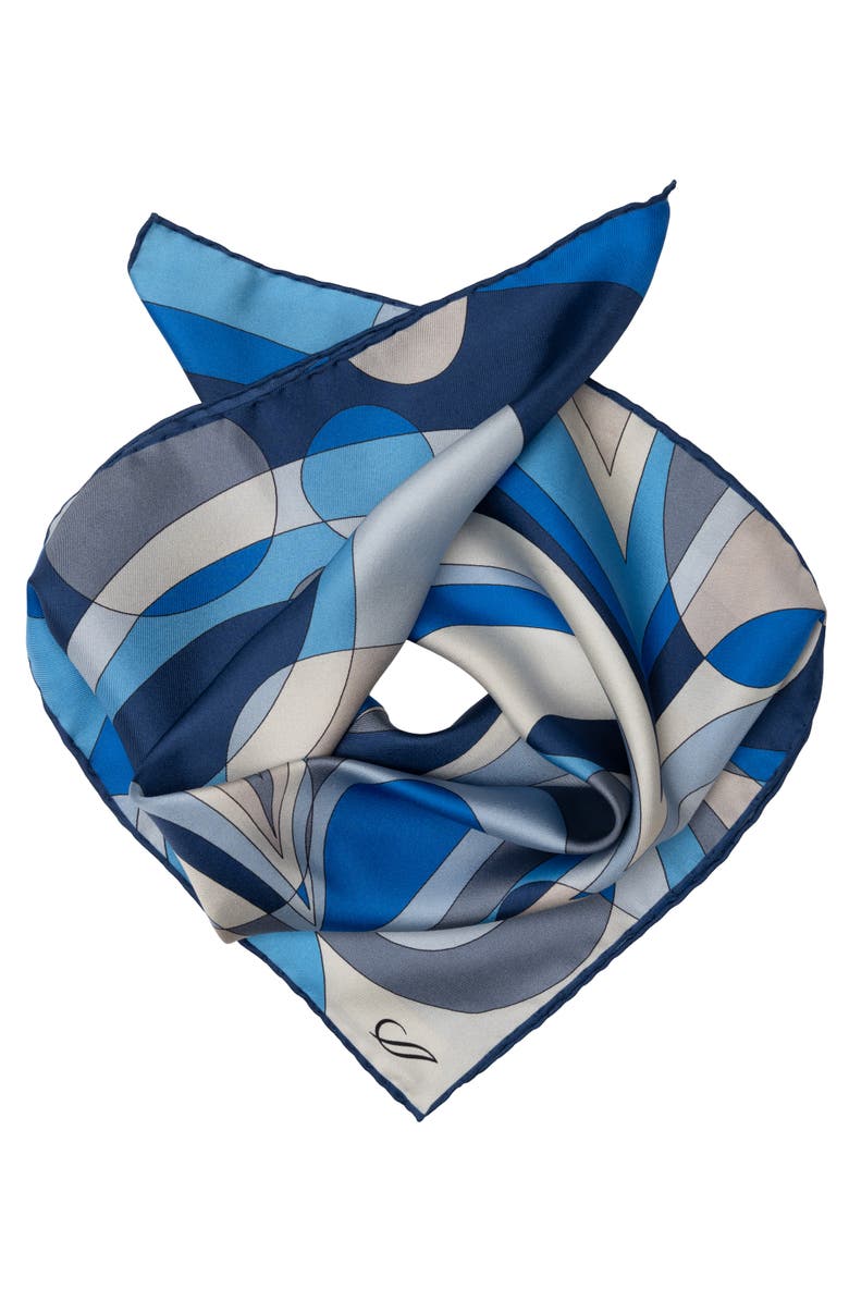 Elizabetta Michelle - Silk Bandana for Women, Alternate, color, Blue
