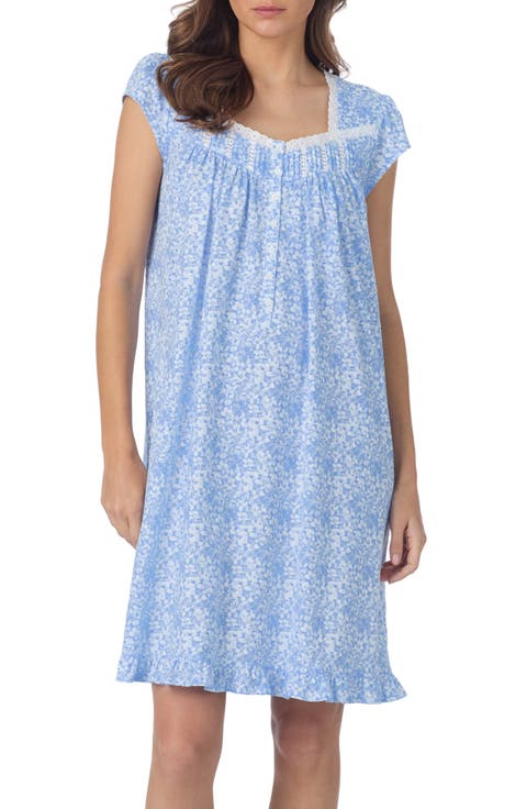 Cap Sleeve Cotton Nightgown
