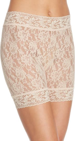 Hanky Panky Sheer Signature Lace Bike Shorts | Nordstrom