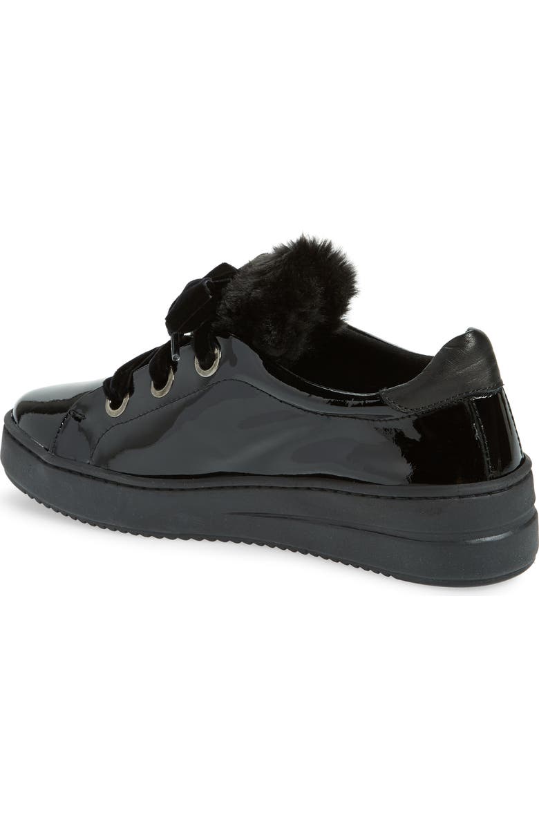 The FLEXX Groove Faux-Shearling Trim Sneaker, Alternate, color,