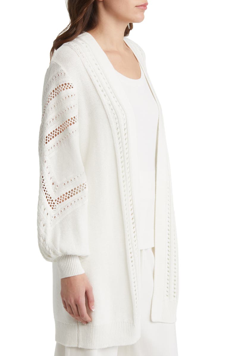 KOBI HALPERIN Tatum Linen Blend Open Stitch Sweater, Alternate, color,