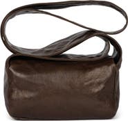 Jeffrey Campbell Boxed-Up Leather Crossbody Bag