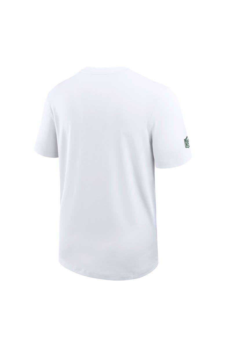 Nike Men's Nike White New York Jets Sideline UV Performance Coach Shirt, Alternate, color, White