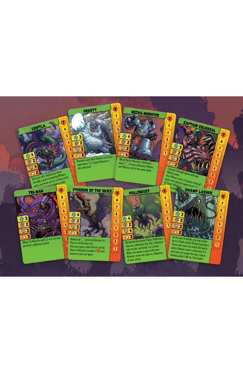 Renegade Game Studios Monsters Menace the World Strategy Board Game, Alternate, color, Multicolored