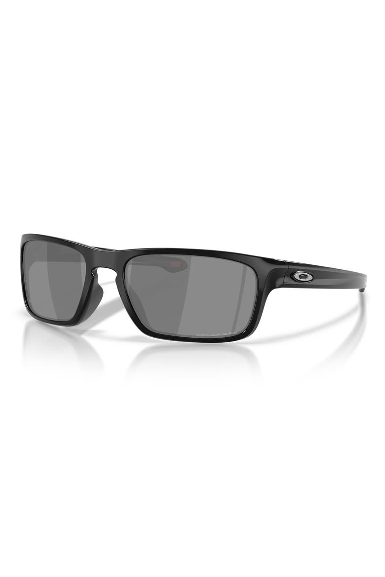 56mm Square Sunglasses, Alternate, color, BLACK
