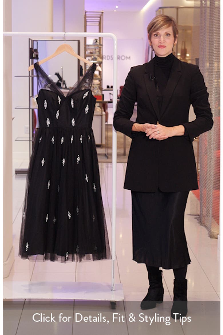 Embellished Tulle Cocktail Dress video
