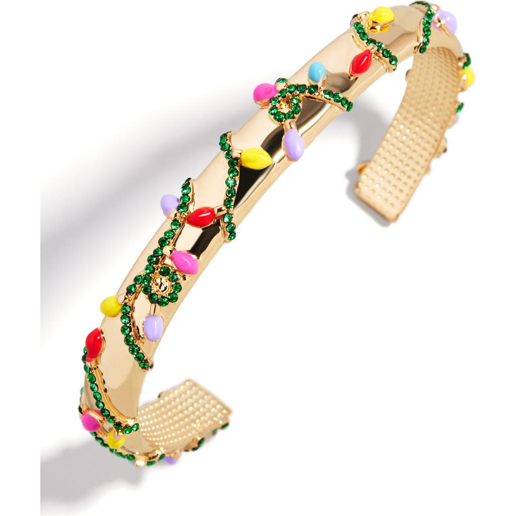 Baublebar Lighten Up Christmas Garland Cuff In Gold