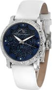 PORSAMO BLEU Women's Genevieve Topaz Stone Quartz Watch, 38mm