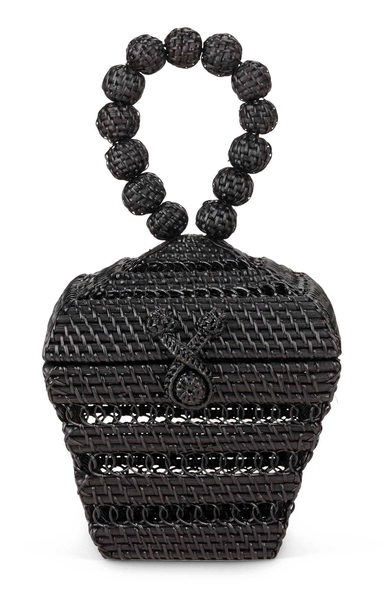 Cult Gaia Suri Rattan Top Handle Bag, Main, color, 