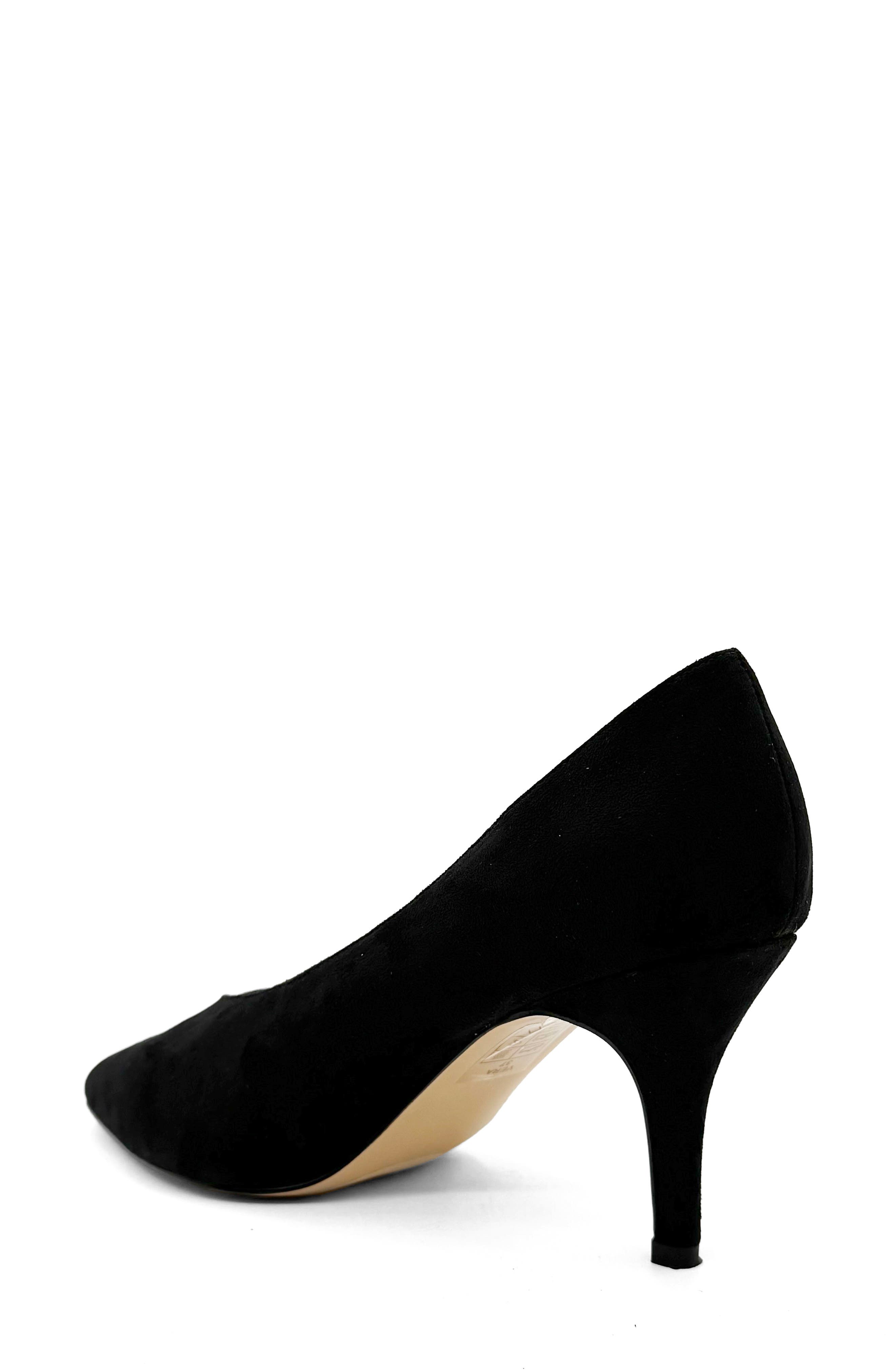 CHELSEA CREW Vera Pointed Toe Pump, Alternate, color, Black Micro