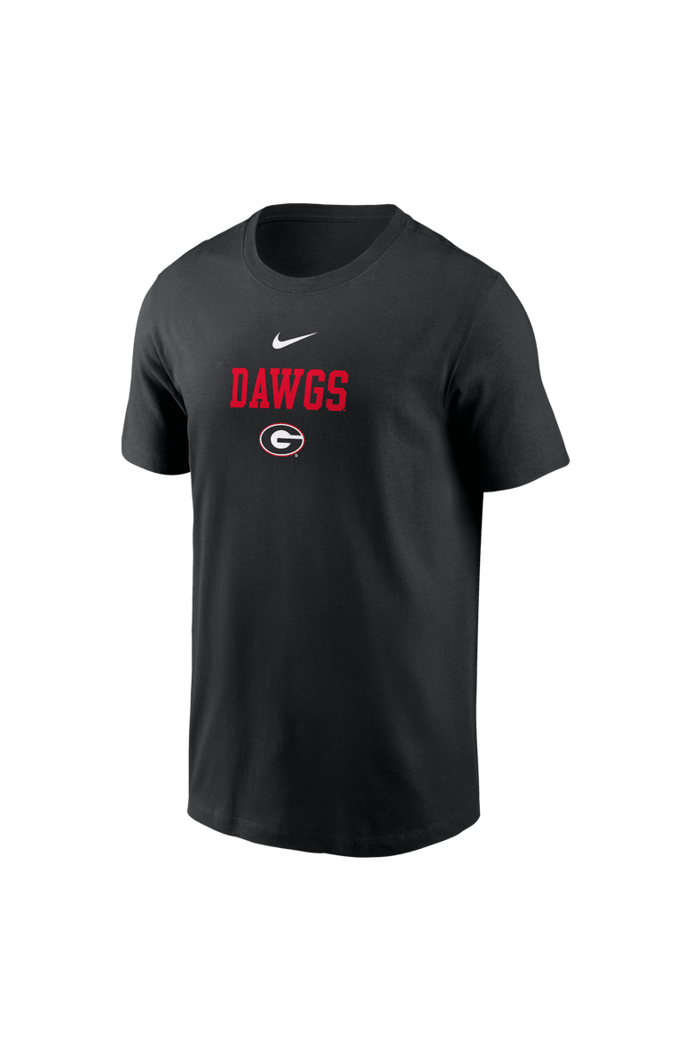 Nike Men's Nike Black Georgia Bulldogs 2-Hit Stacked T-Shirt, Alternate, color, Black