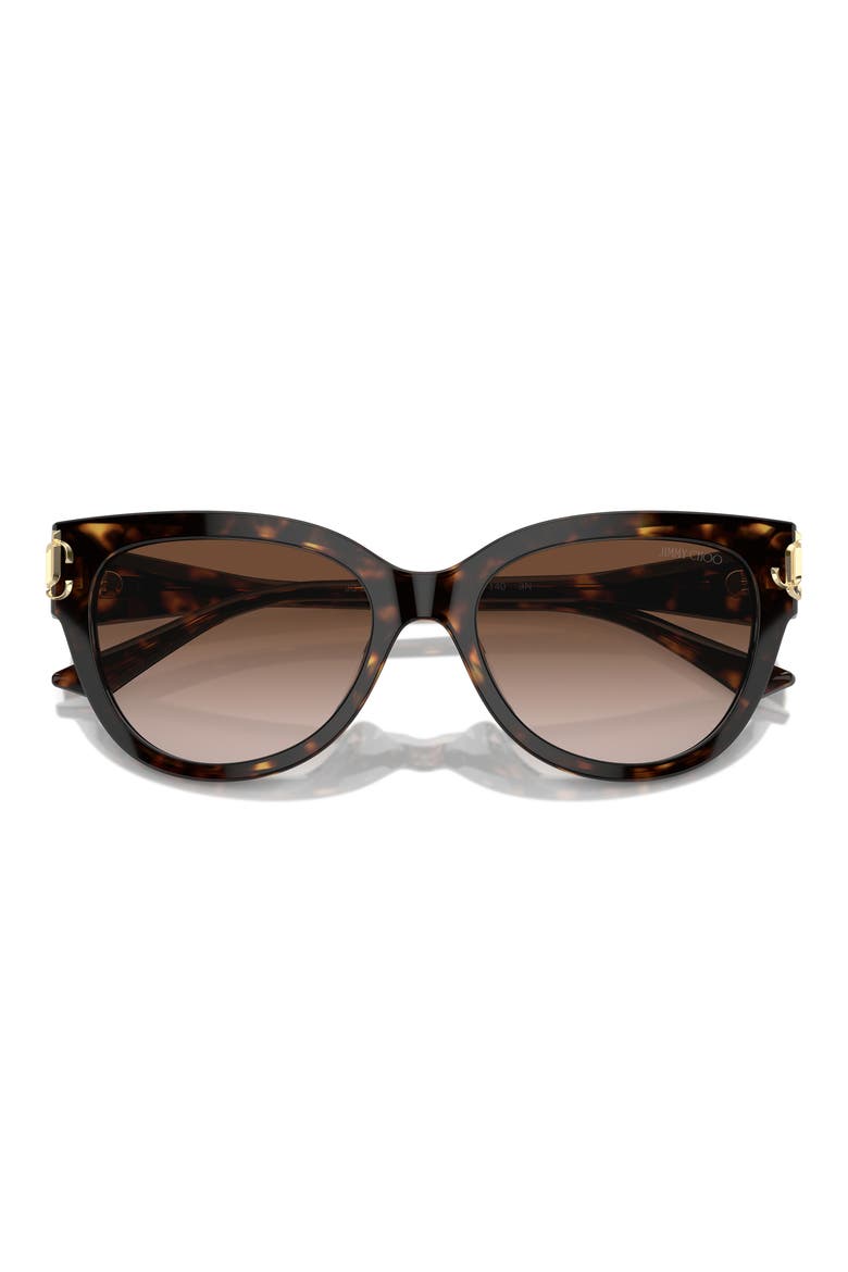 54mm Gradient Phantos Sunglasses, Alternate, color, HAVANA / GRADIENT BROWN